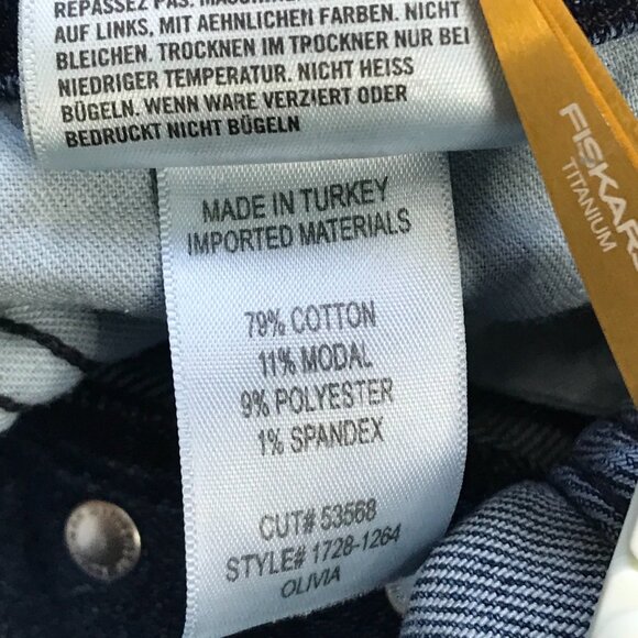 Citizens Of Humanity Olivia Ankle Jeans Women's Size 25 Button Fly FLAWED FAIR - Picture 9 of 13